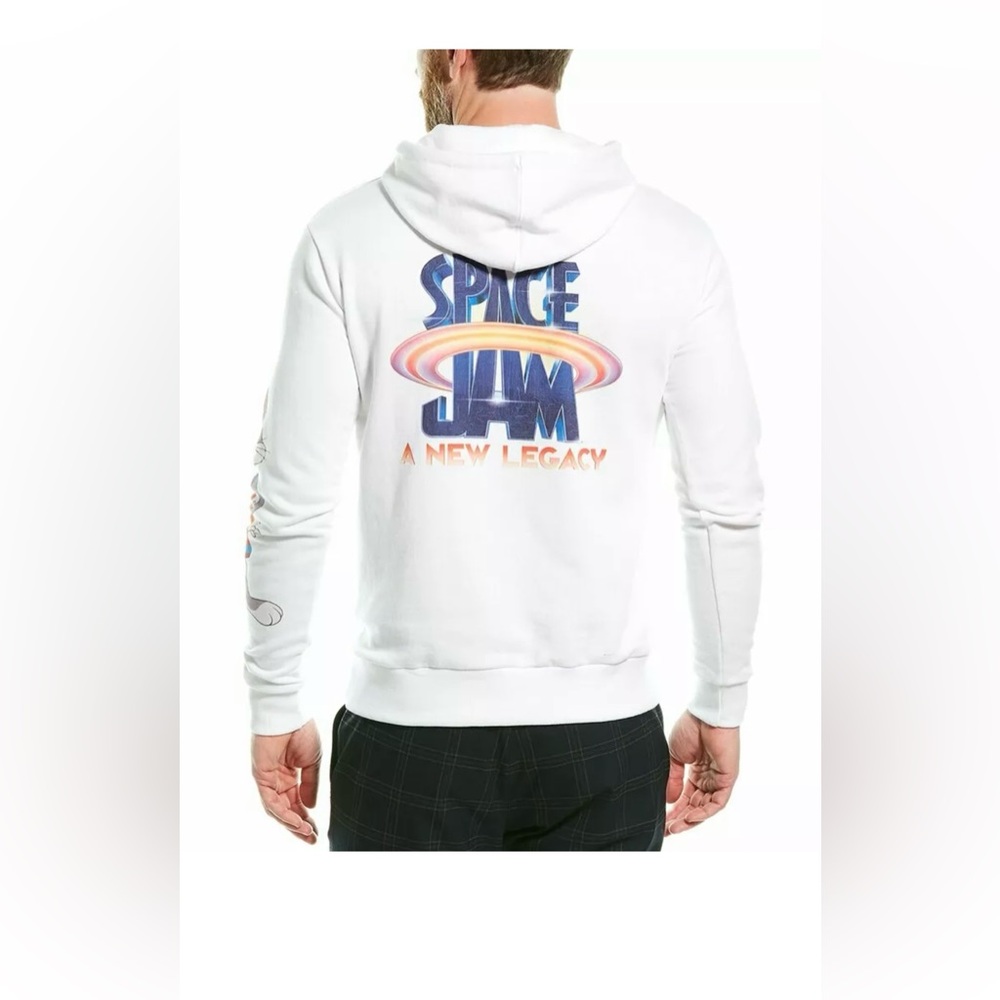 NWT Eleven Paris Space Jam White Bugs Bunny Tune Squad Hoodie Men's XXL